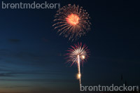 Fireworks July 2, 2005 - Simonton Lake, IN